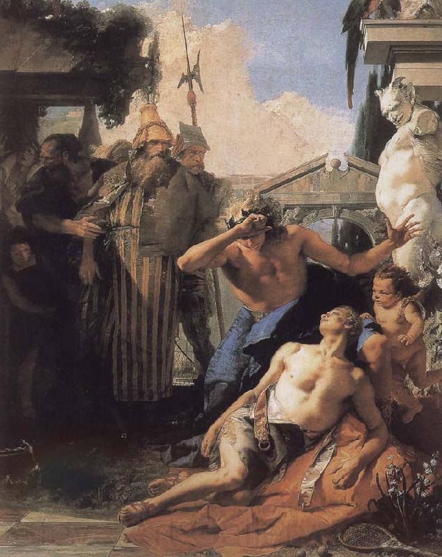 Giovanni Battista Tiepolo Lantos s death Spain oil painting art
